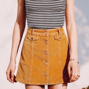 BDG Corduroy Utility Skirt